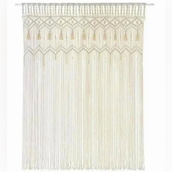 ๐Modern BรHร Soul Embellishโs Handwoven Macrame Curtain/Tapestry/Photo Backdrop - Picture 5 of 16